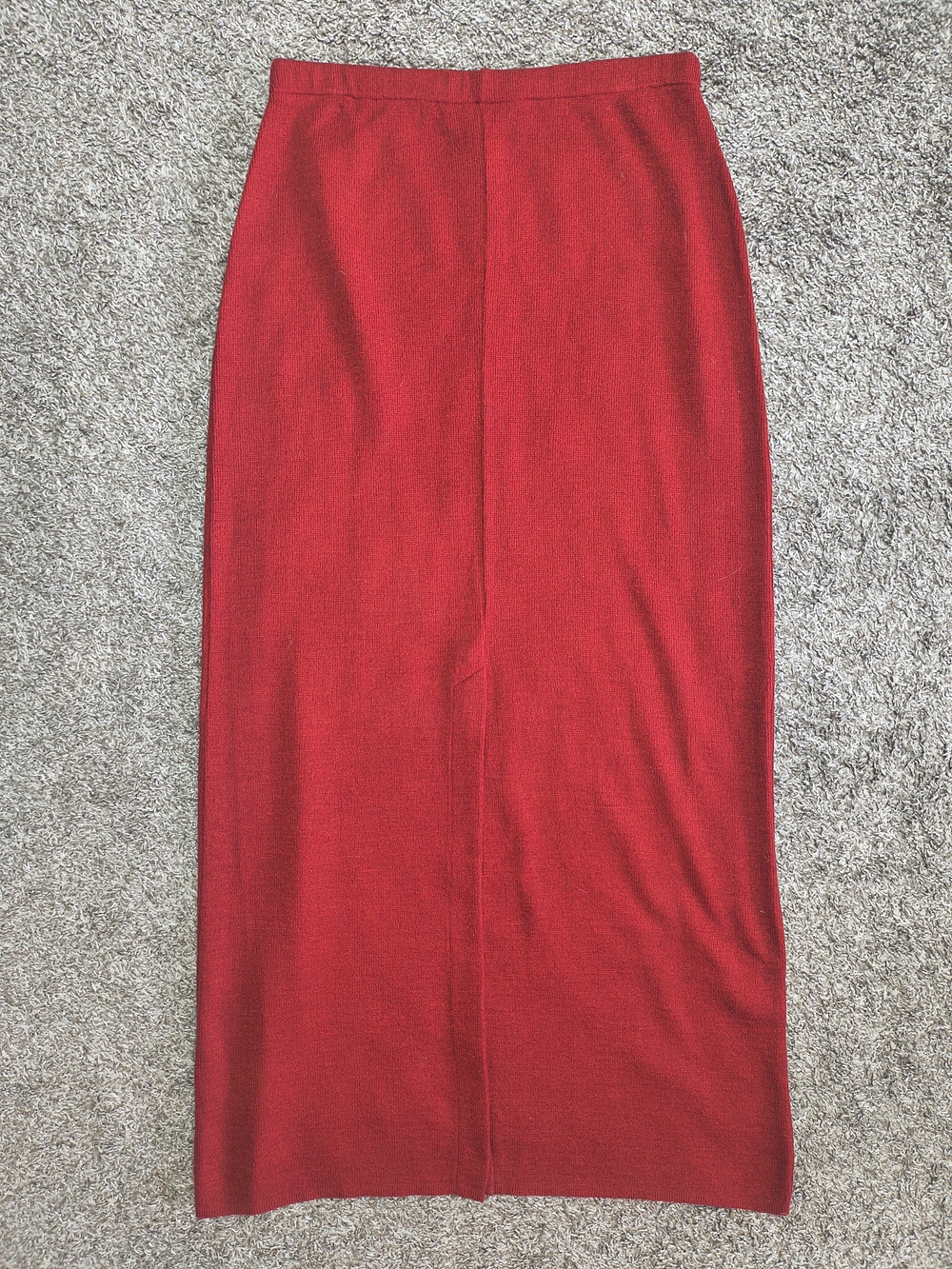 Diva Red Pencil Midi Skirt